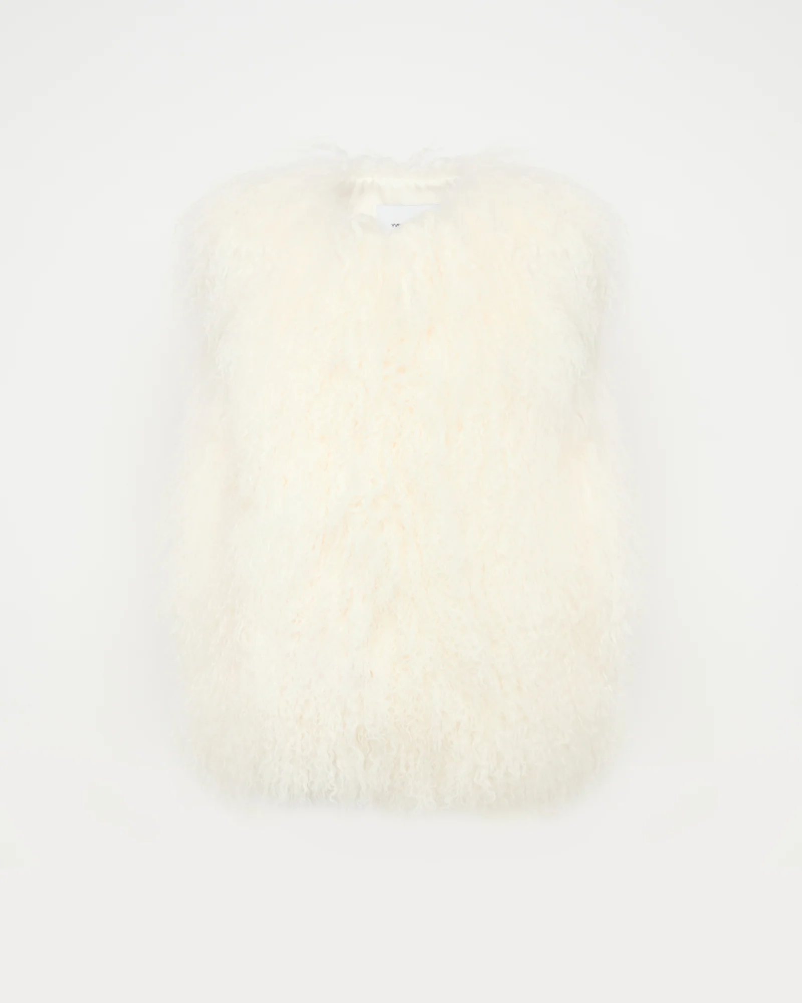 Gilet sans manche en agneau de Mongolie - Image 4