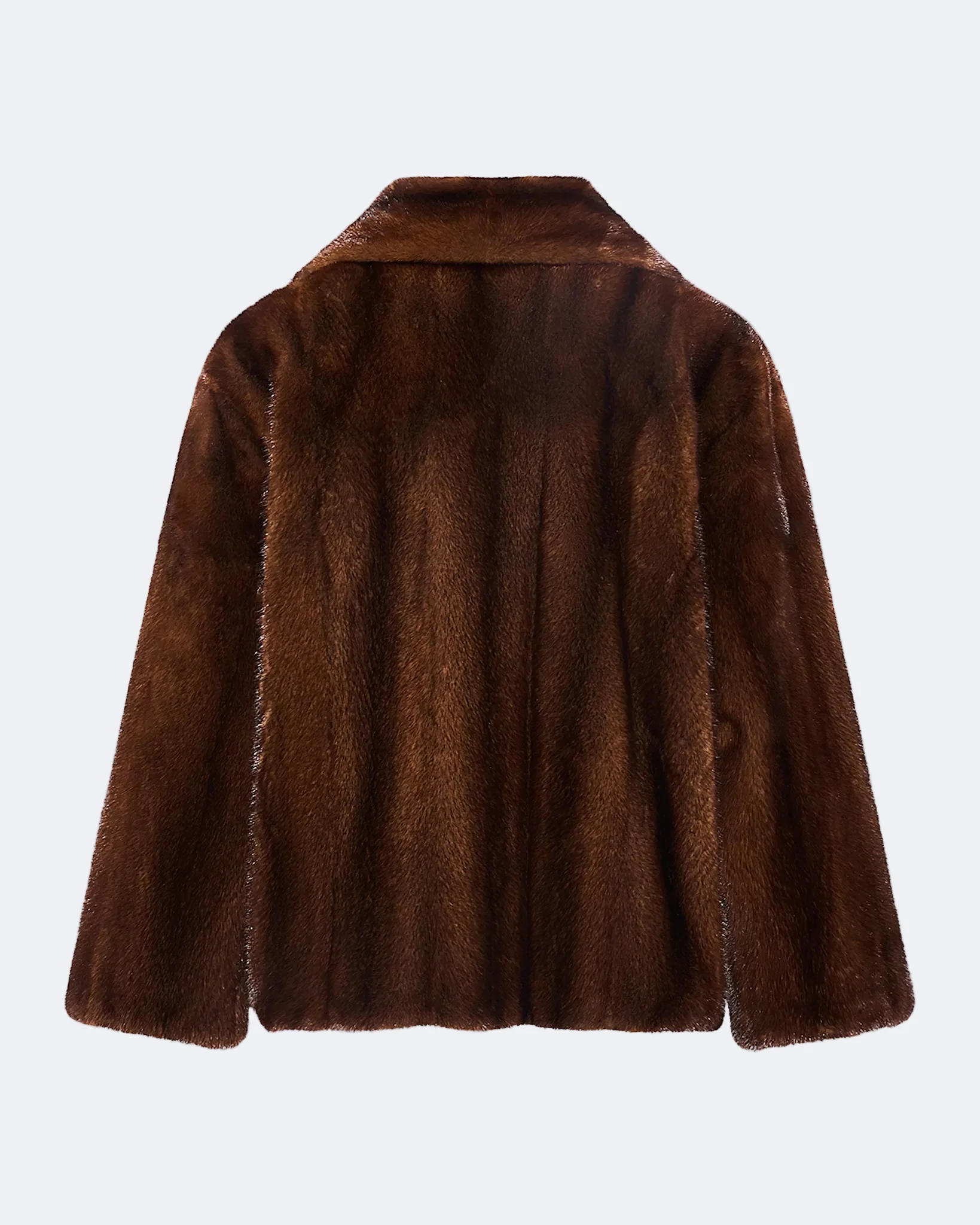 Veste courte croisée en fourrure de vison - Image 7