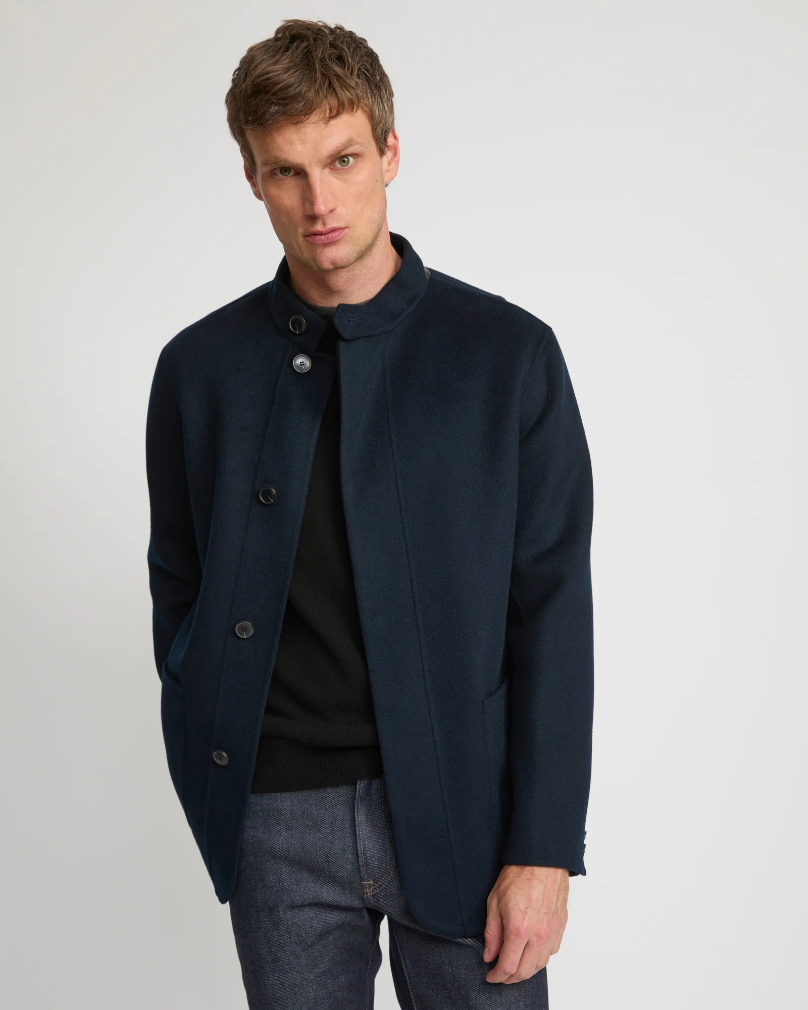 Blazer en tissu double face laine et cachemire - Image 4
