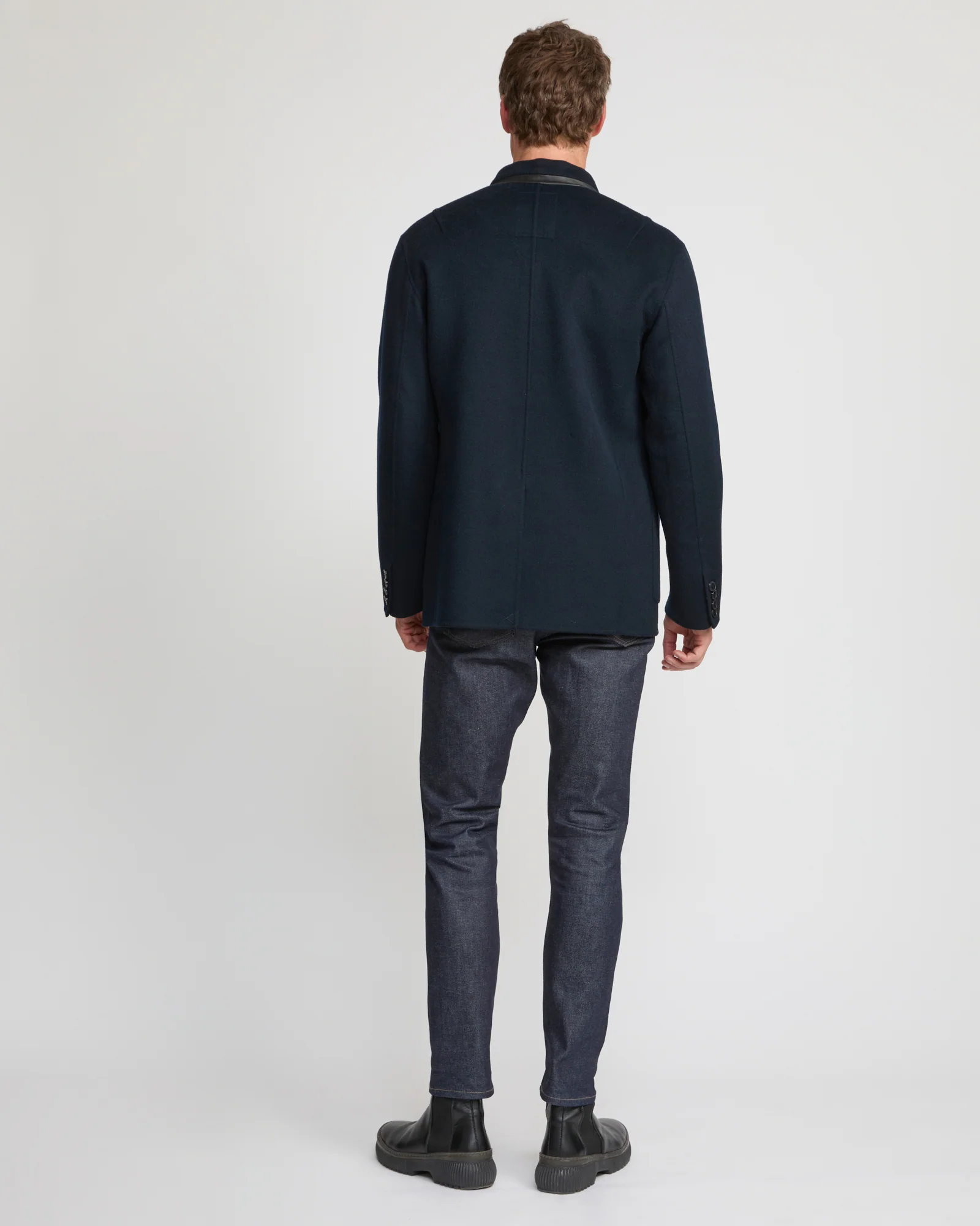 Blazer en tissu double face laine et cachemire - Image 5
