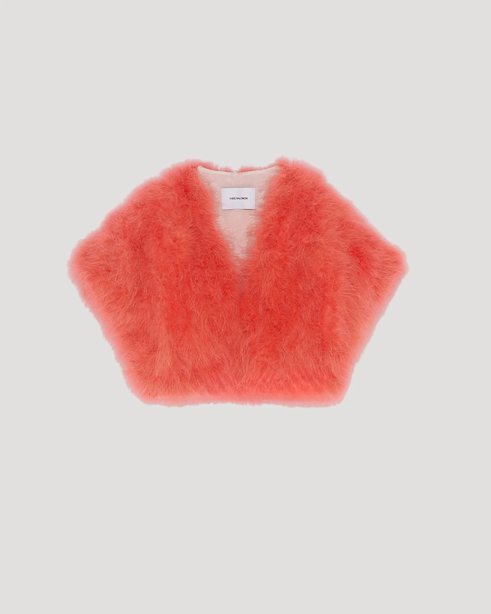 Boléro court en plumes - Image 4