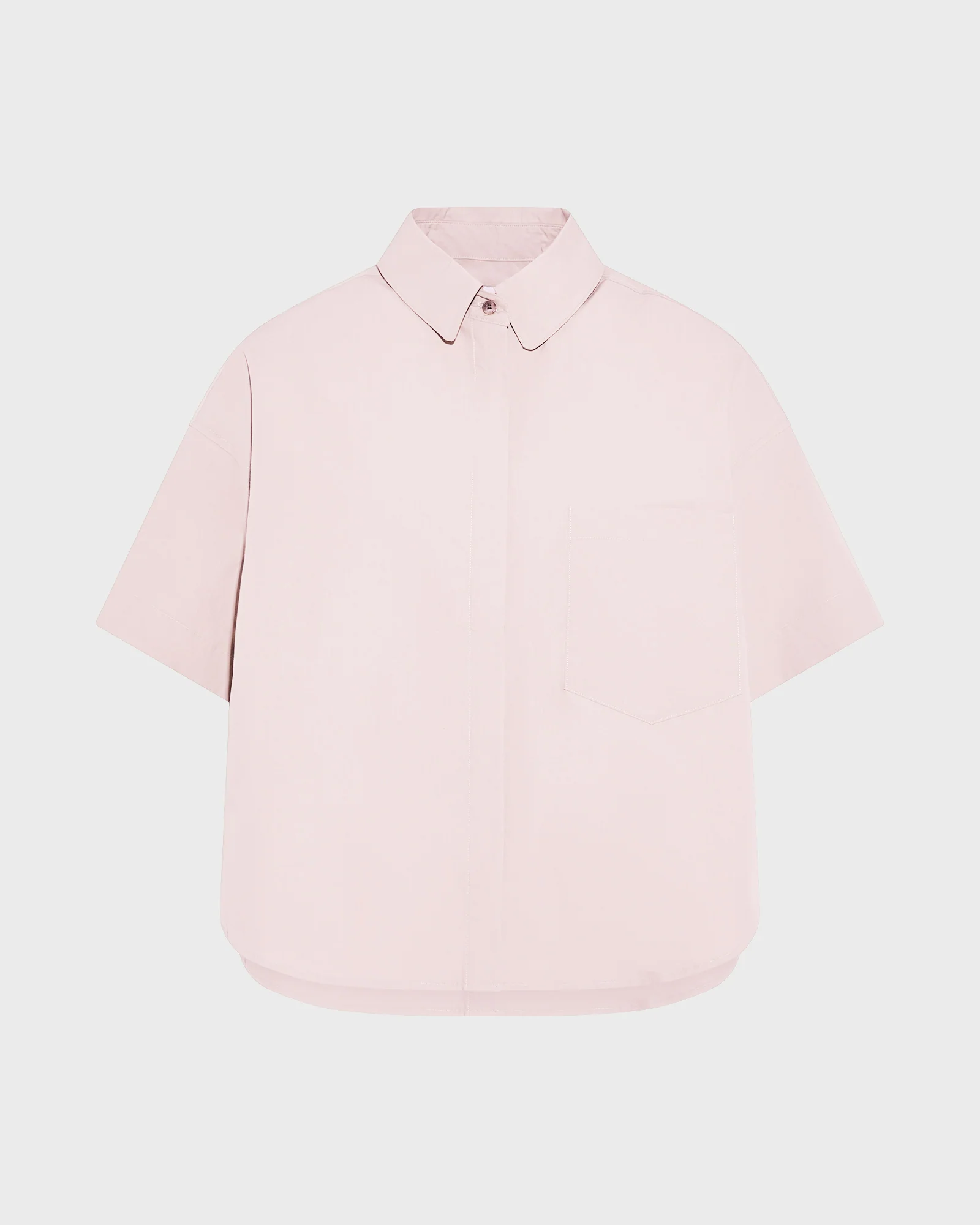 Chemise à manches courtes en popeline de coton - Image 4