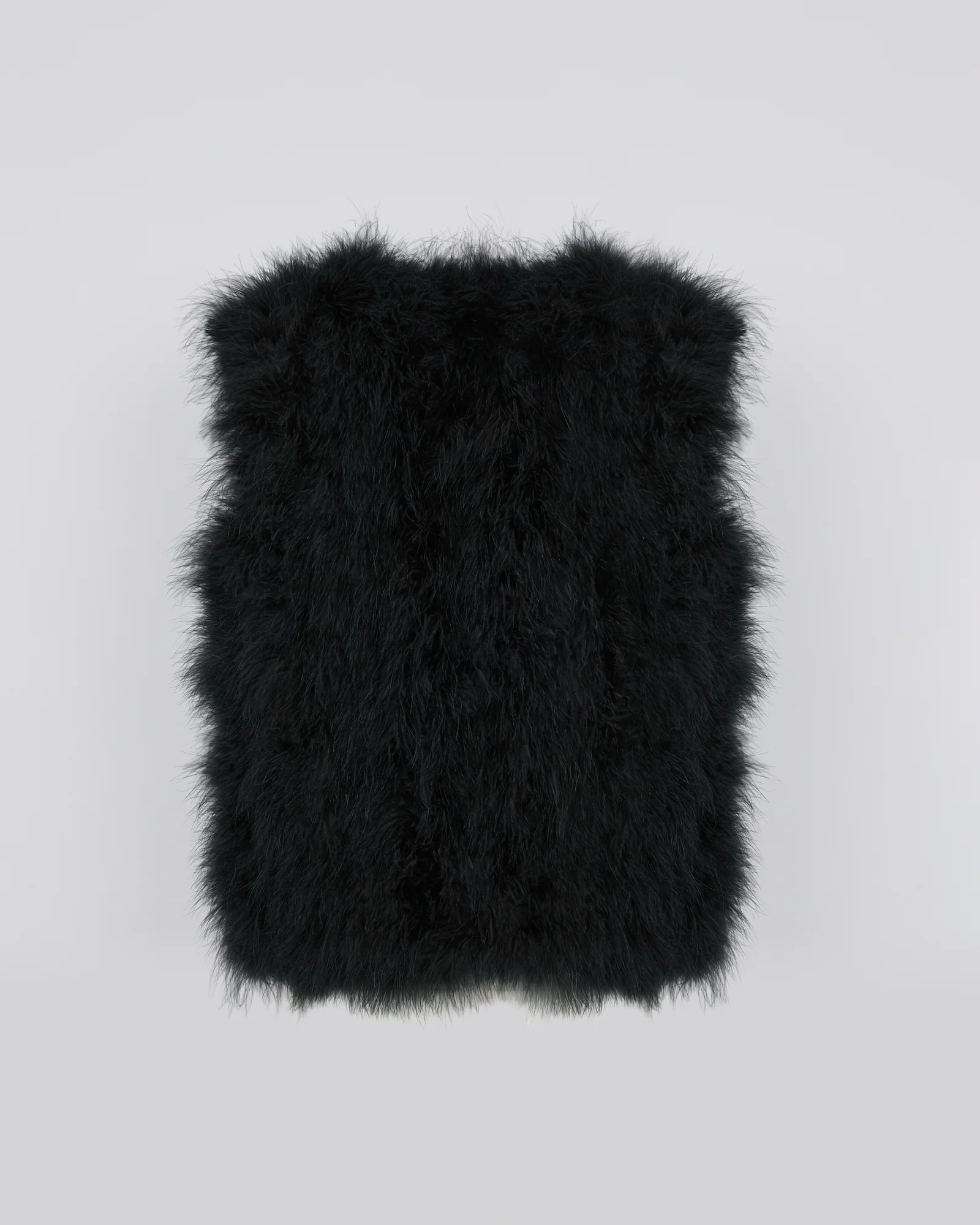 Gilet court en plumes - Image 5