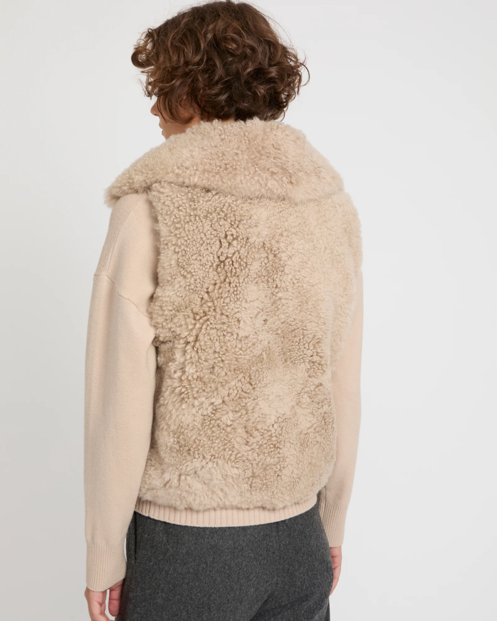 Gilet en agneau cachemire et maille Mérinos - Image 5