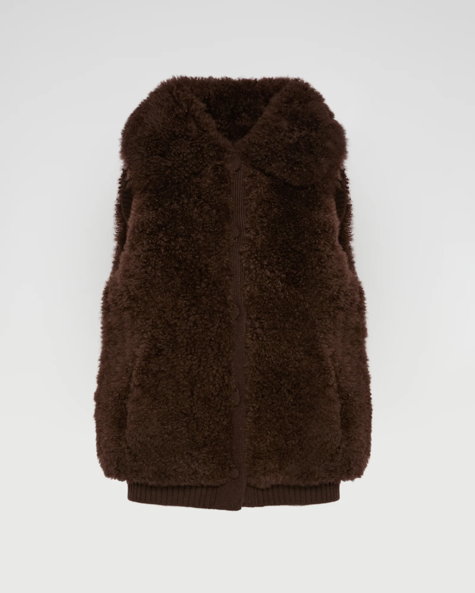 Gilet en agneau cachemire et maille Mérinos - Image 3