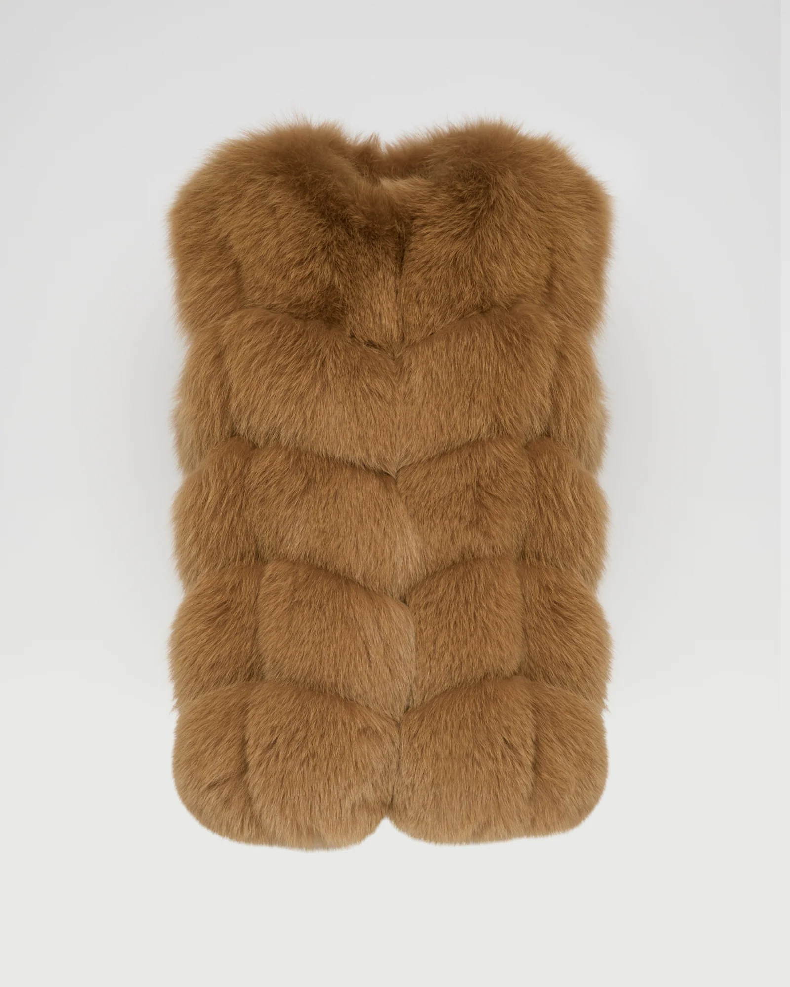 Gilet sans manches en fourrure de renard - Image 5