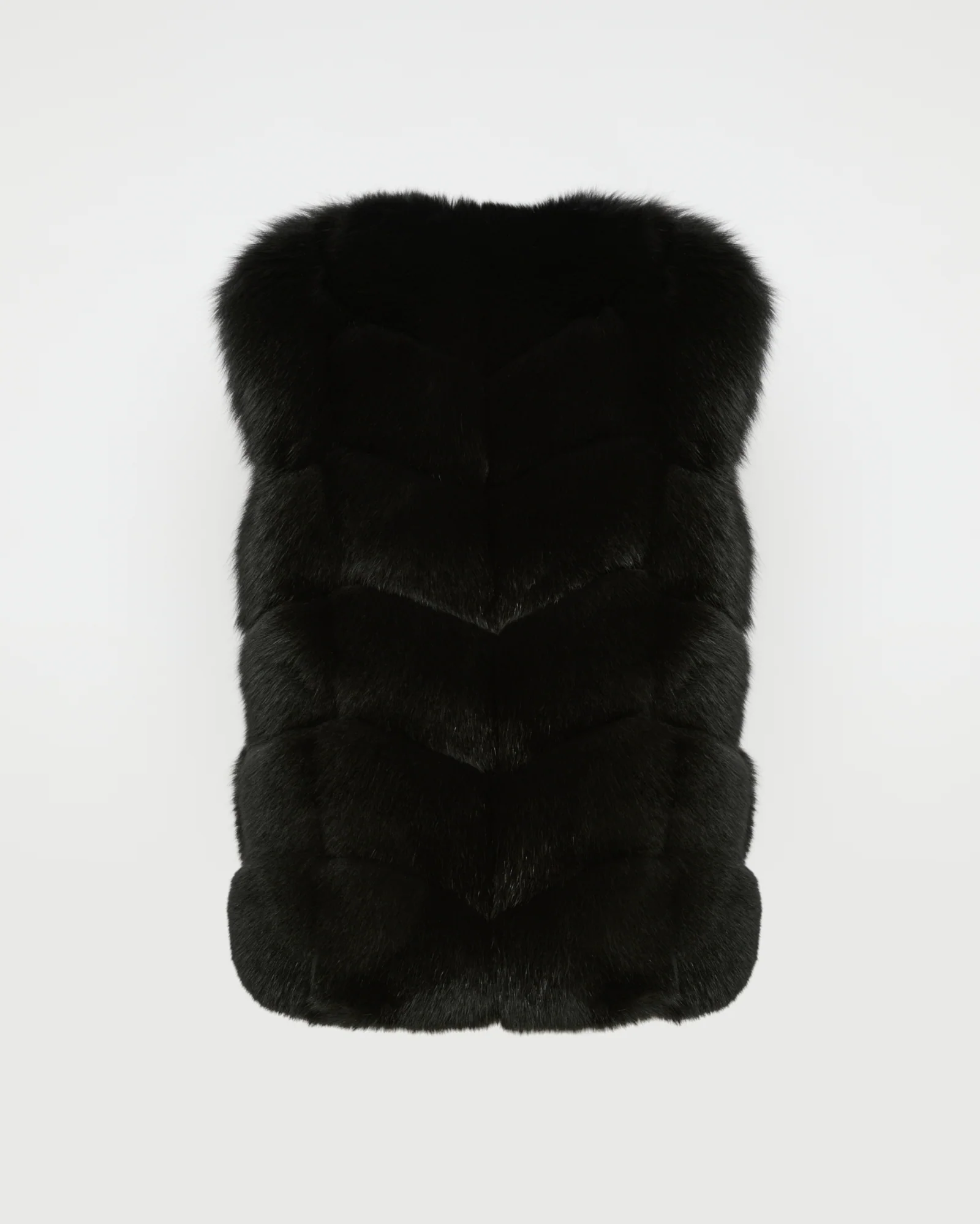 Gilet sans manches en fourrure de renard - Image 5