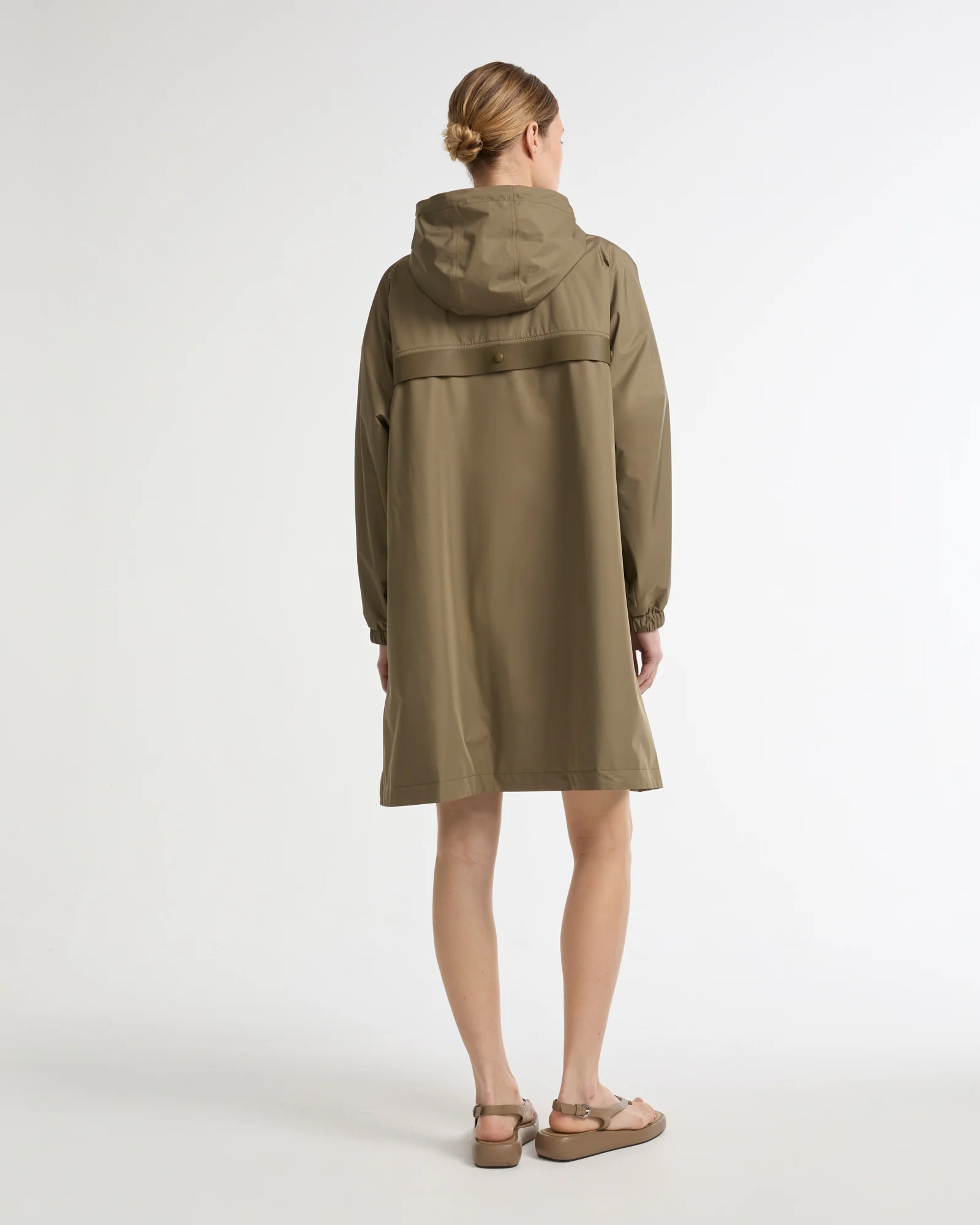 Parka à capuche en tissu technique imperméable - Image 5