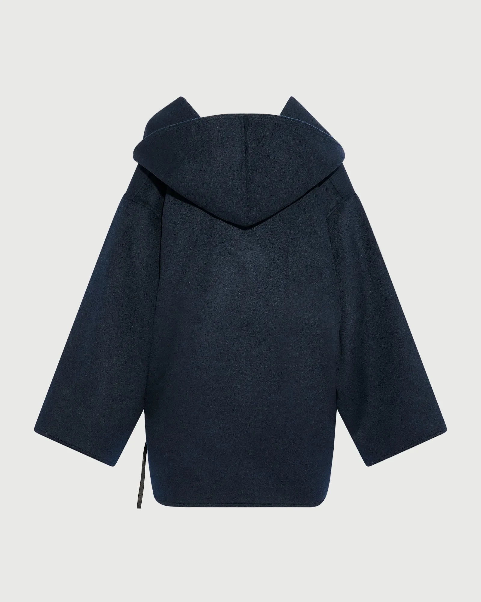 Manteau court oversize en lainage cachemire double face - Image 6