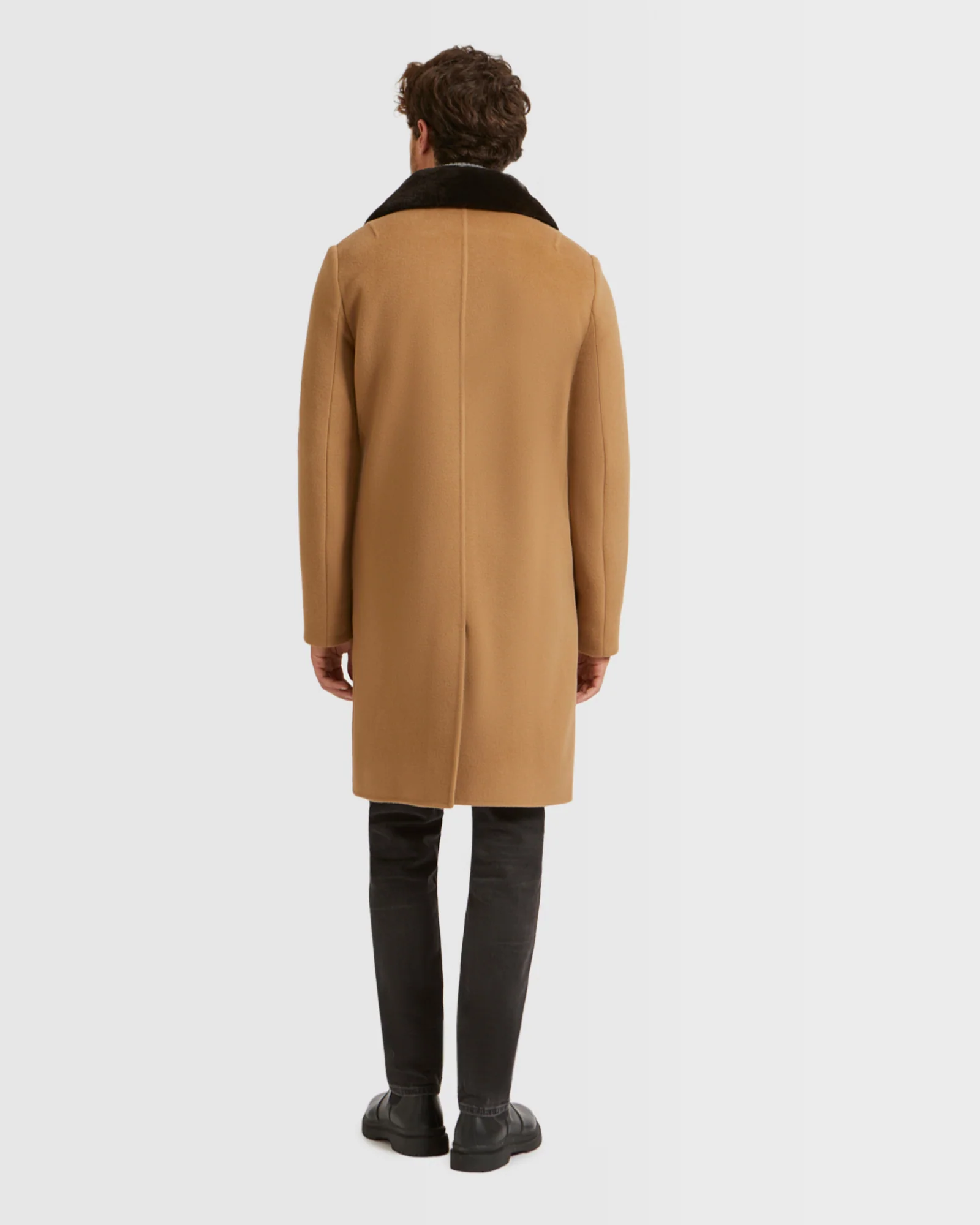 Manteau en tissu double face laine - Image 5