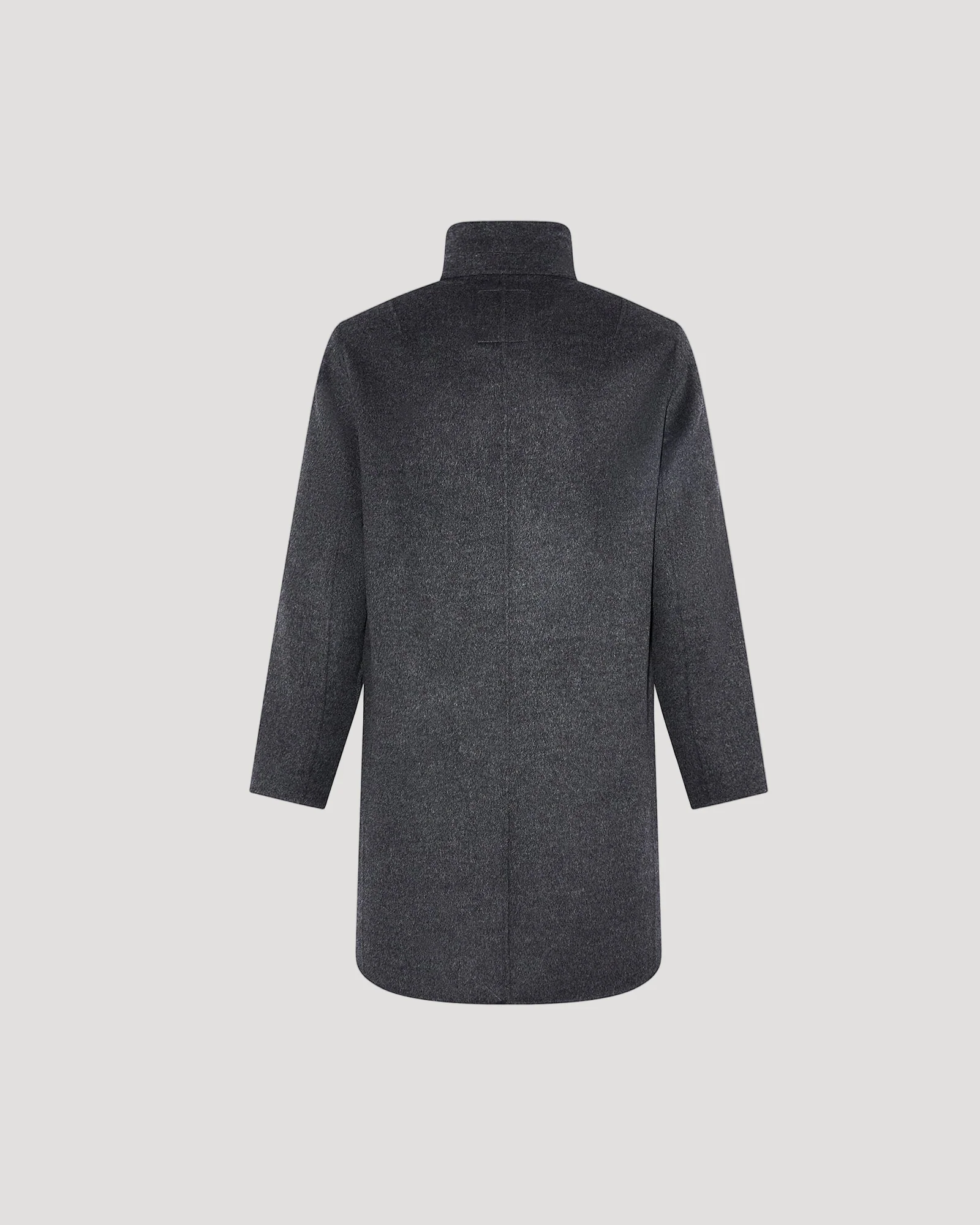 Manteau en tissu double face laine et fourrure de vison - Image 6