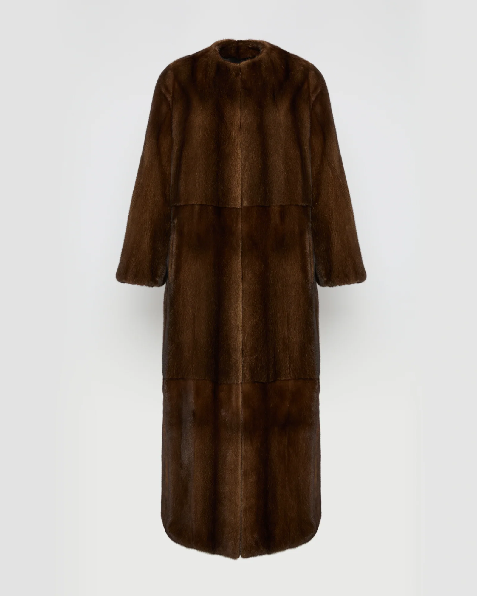 Manteau long en fourrure de vison long poil - Image 5