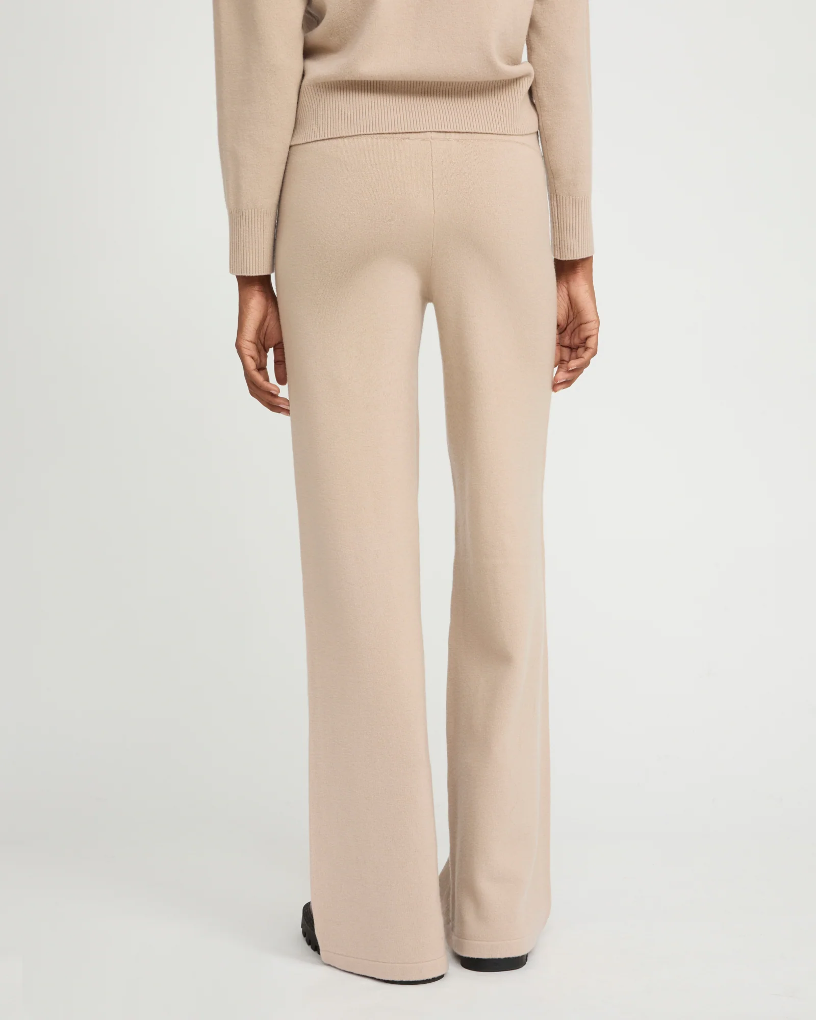 Pantalon large en maille mérinos - Image 3