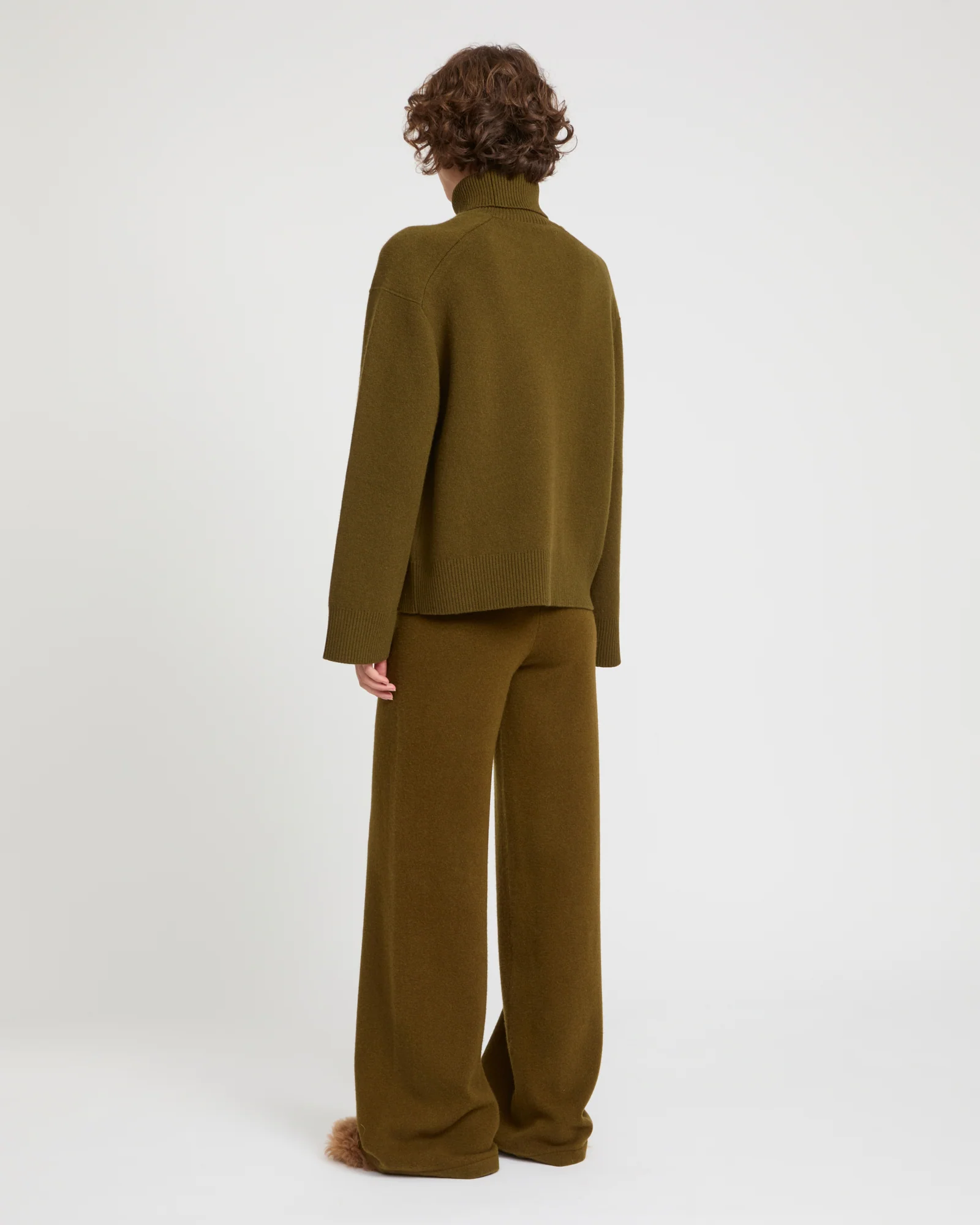 Pantalon large en maille mérinos - Image 3