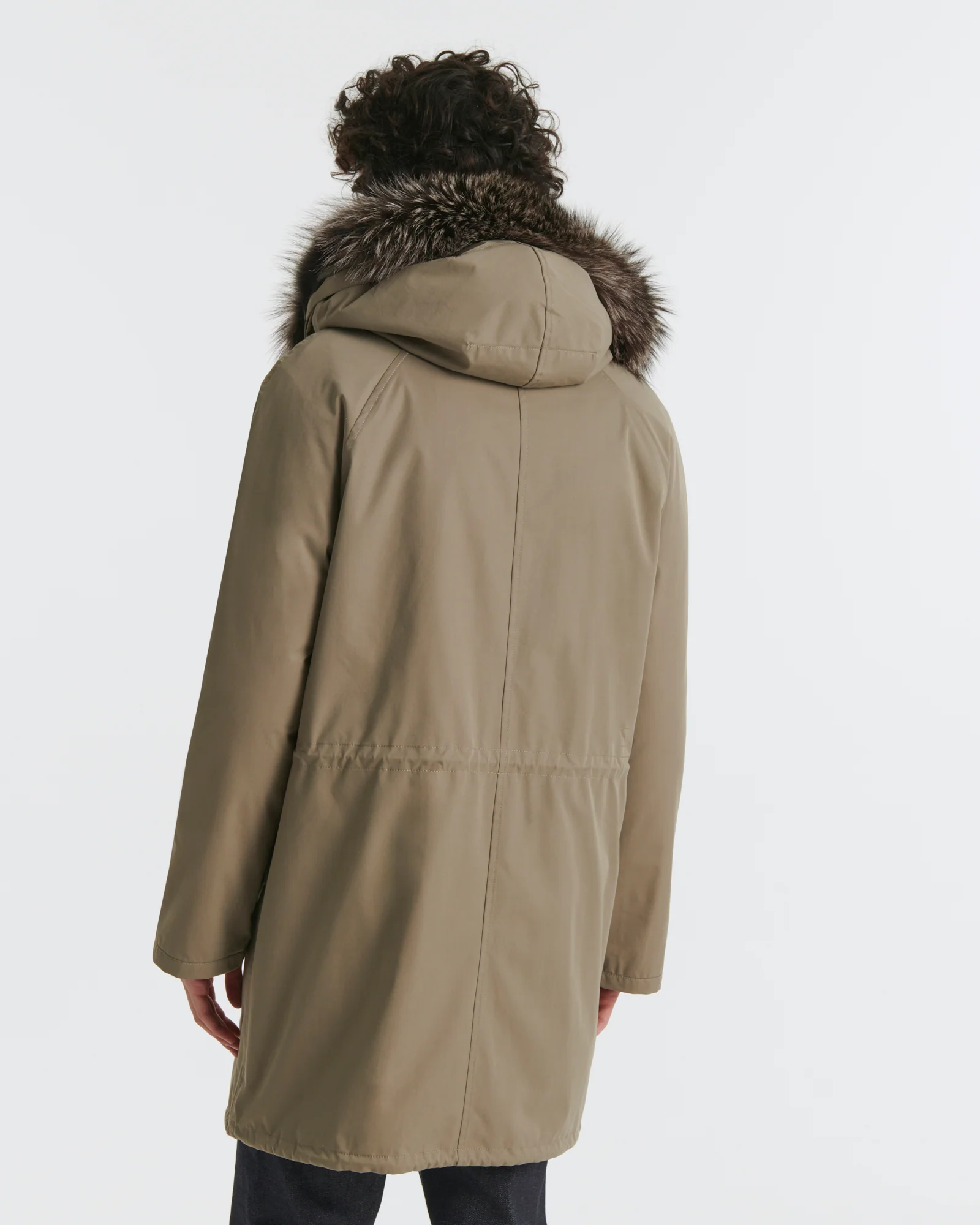 Parka iconique en coton mélangé avec fourrure de renard et lapin - Image 4