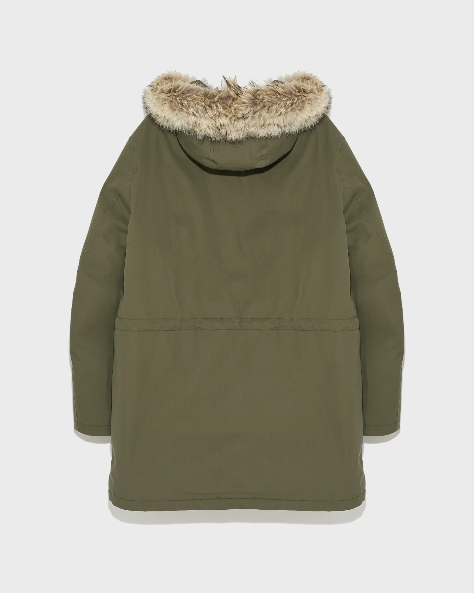 Parka iconique en coton mélangé imperméable et fourrure de coyote - Image 7