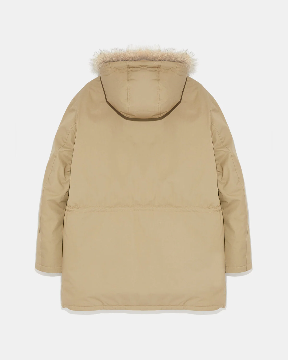 Parka iconique en coton mélangé imperméable et fourrure de coyote - Image 7