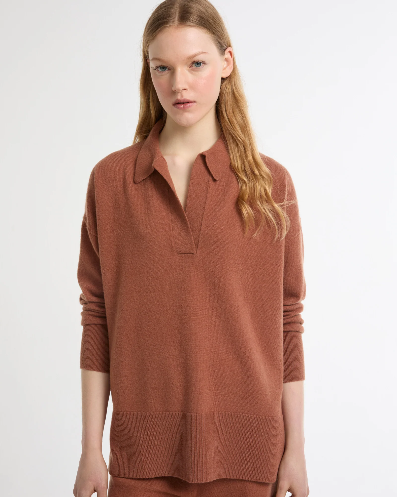 Polo en maille mérinos