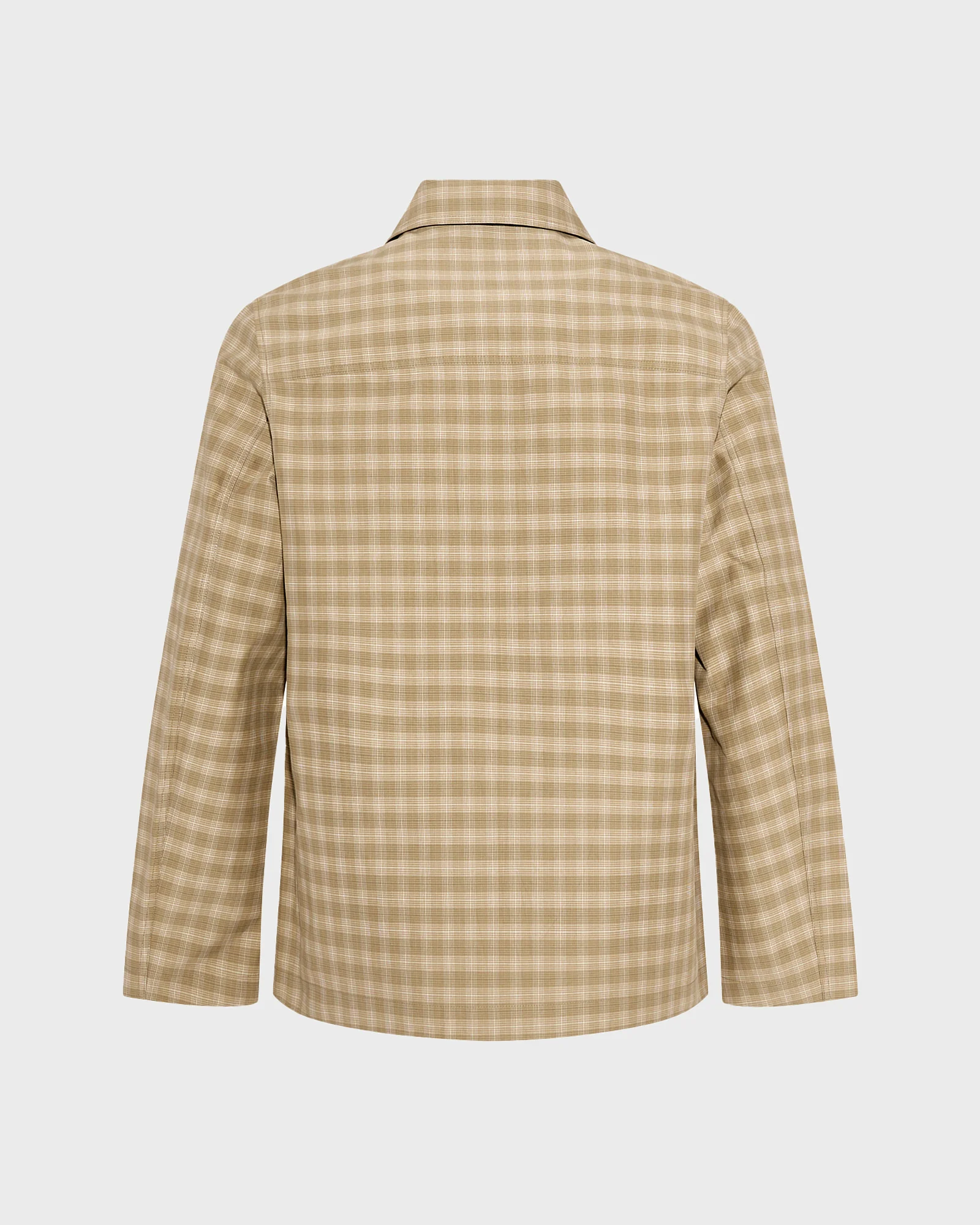Surchemise en coton double face carreaux - Image 6