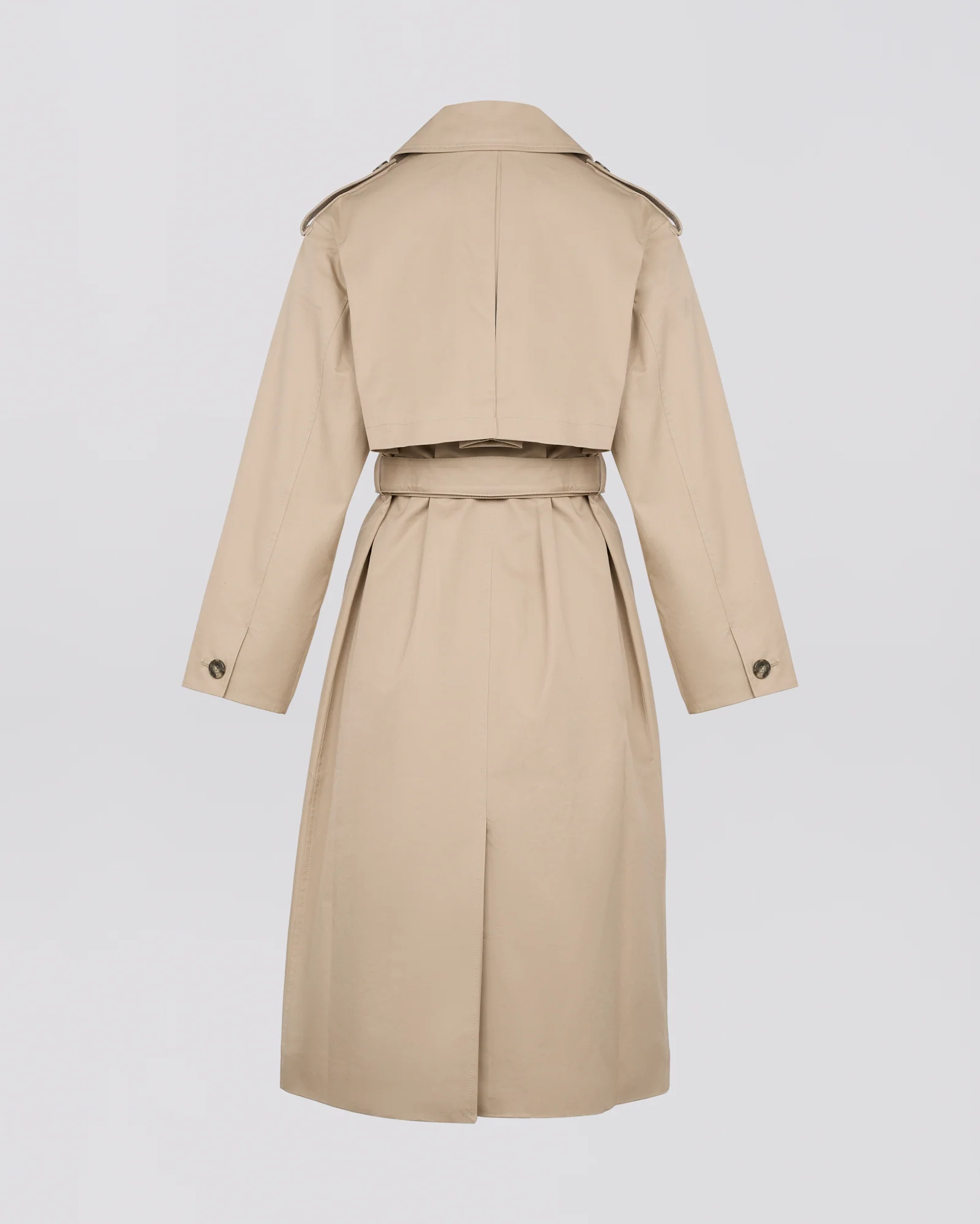 Trench coat en gabardine de coton - Image 5