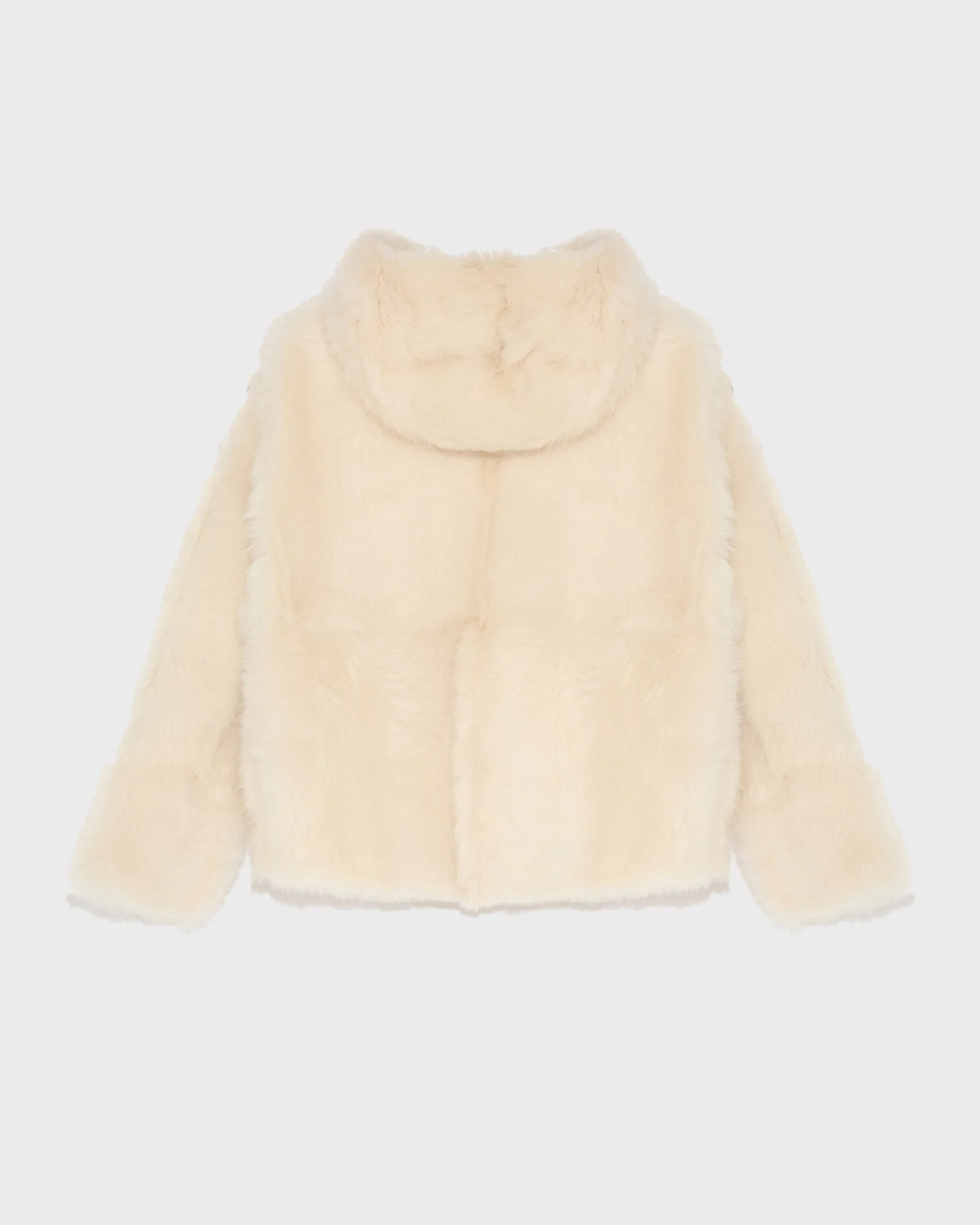 Veste courte à capuche en agneau de Toscane Folk - Image 7