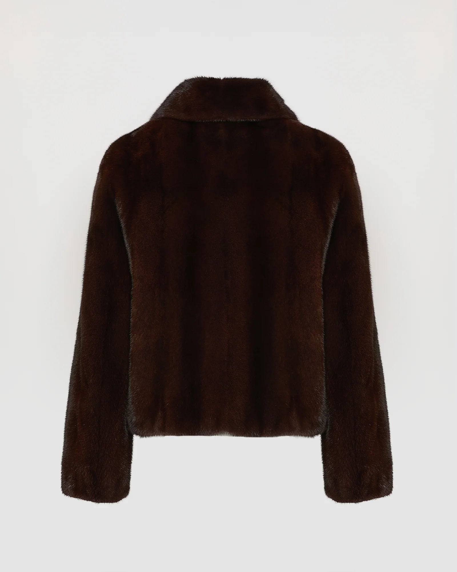 Veste courte en fourrure de vison à poils longs - Image 6