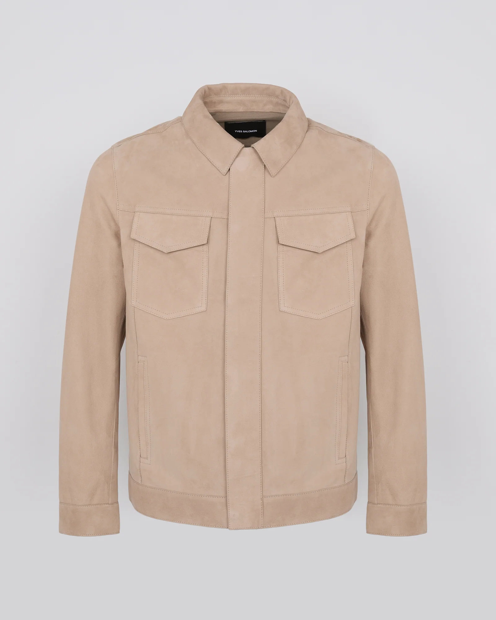 Veste en cuir velours double face envers nappa - Image 5