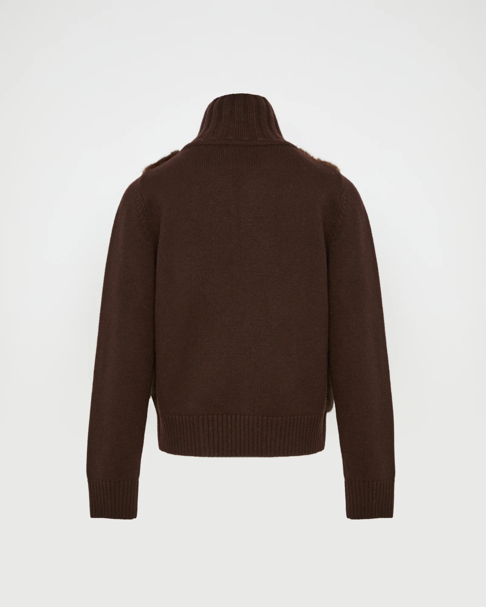 Veste en fourrure de vison et maille Mérinos - Image 6