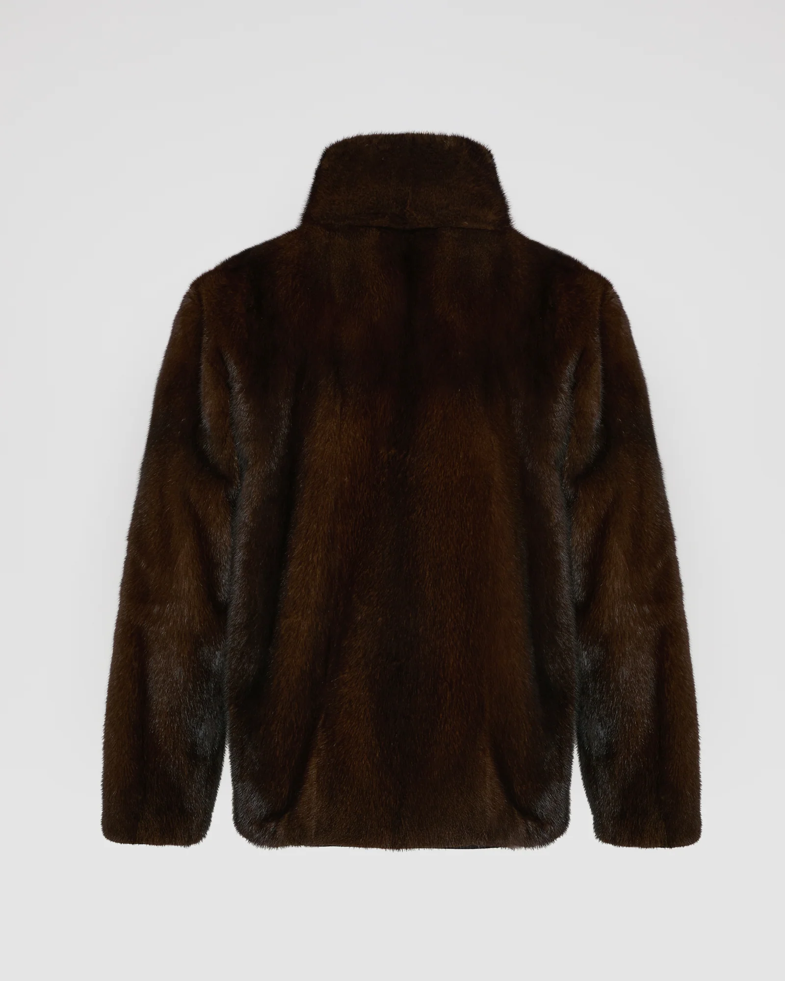 Veste fleece en fourrure de vison réversible - Image 7