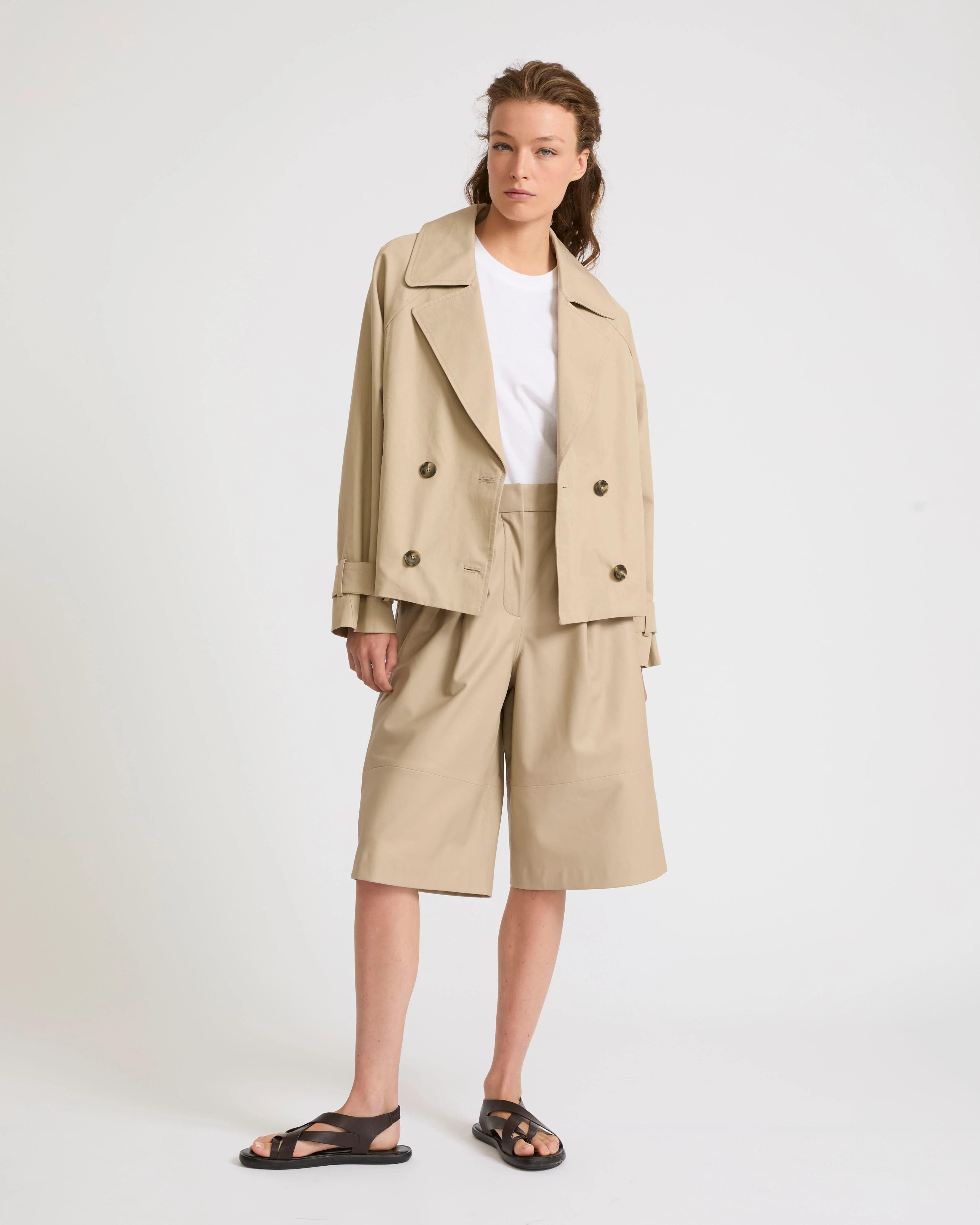 Veste trench en gabardine de coton - Image 2