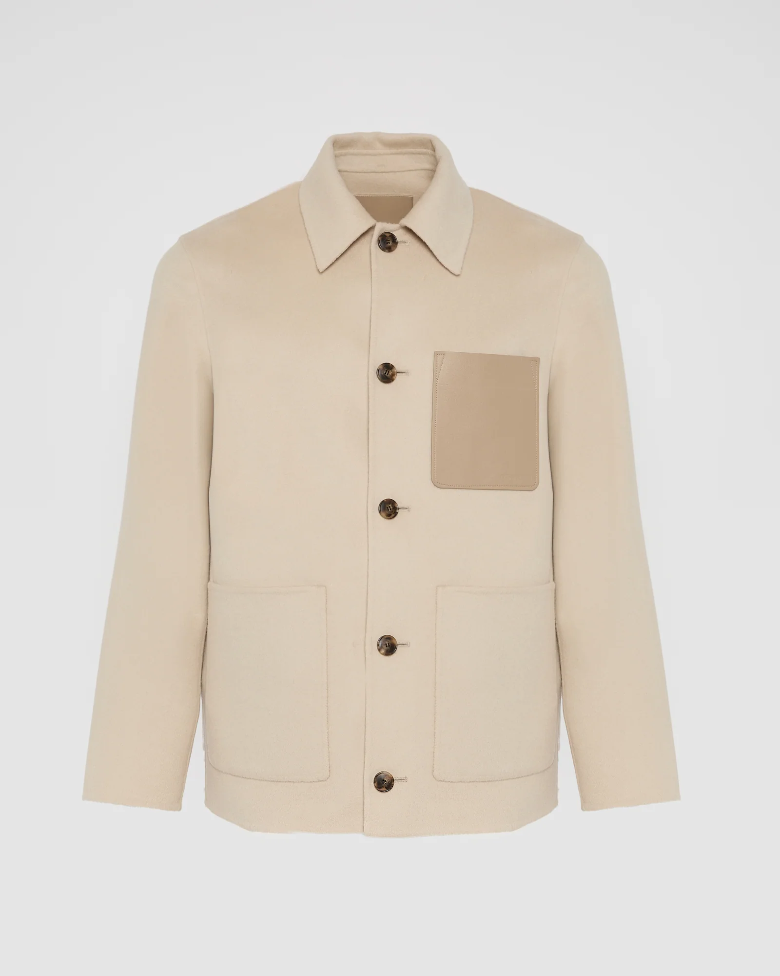 Veste workwear en tissu double-face laine-cachemire - Image 5