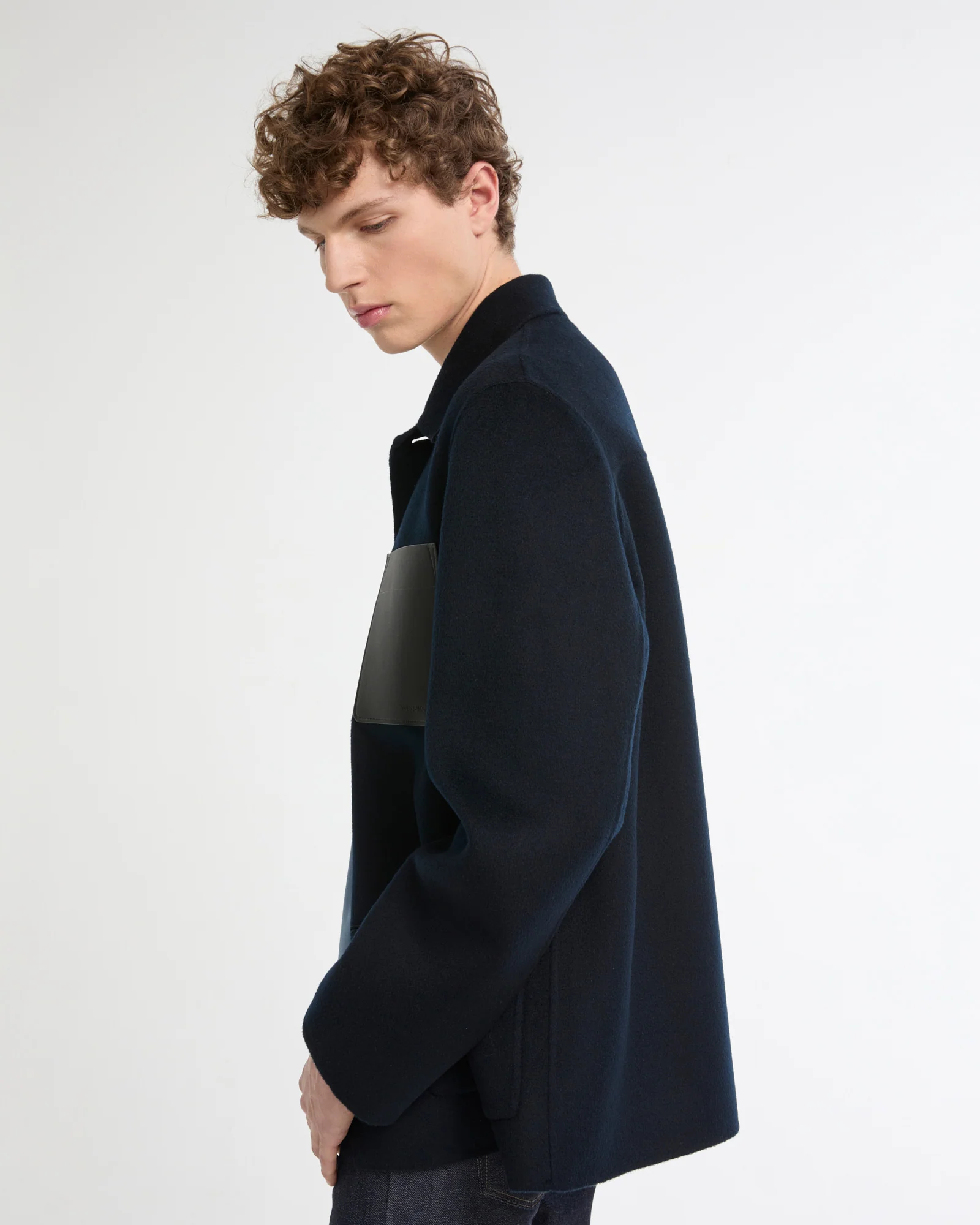 Veste workwear en lainage cachemire double face - Image 4