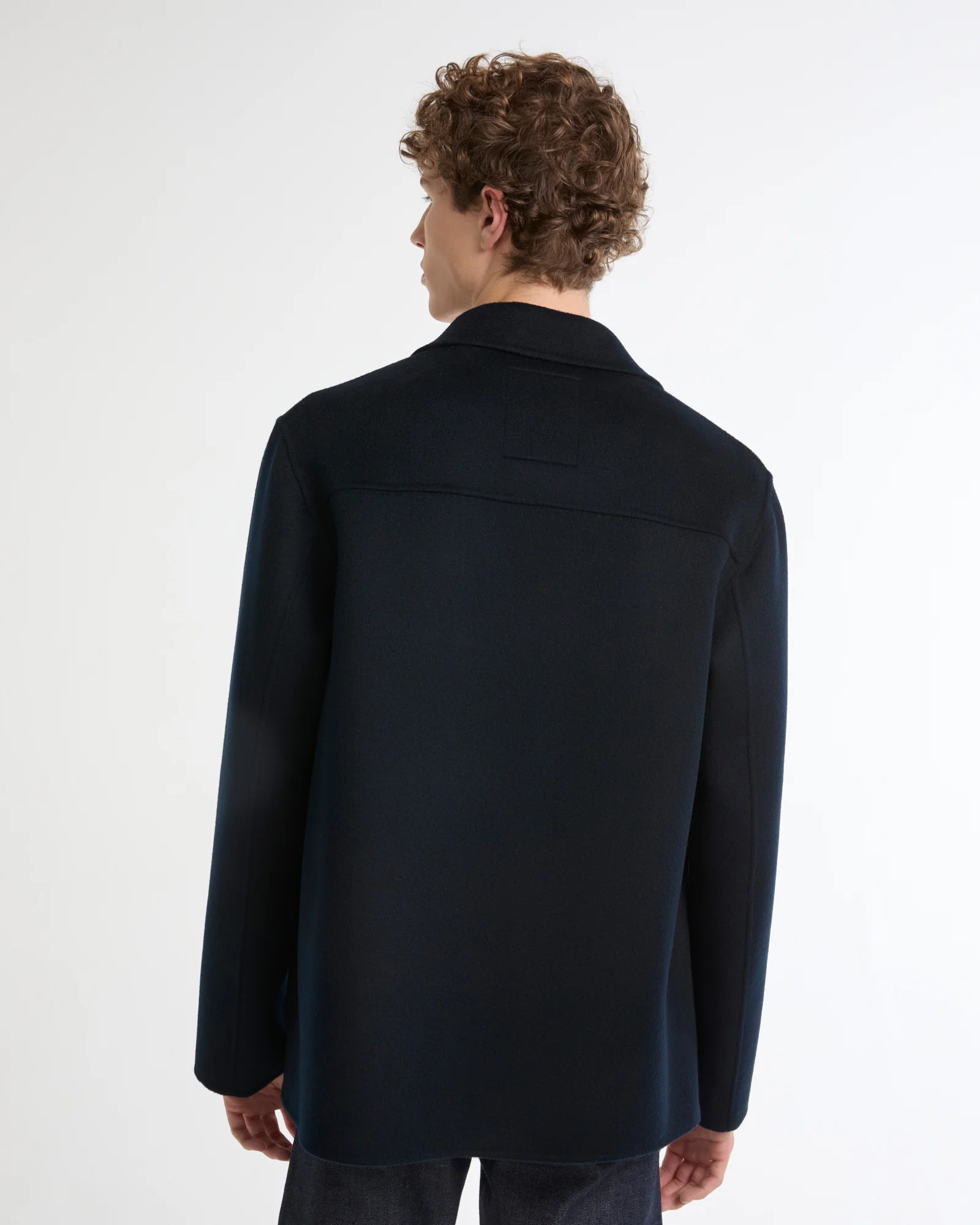 Veste workwear en lainage cachemire double face - Image 5