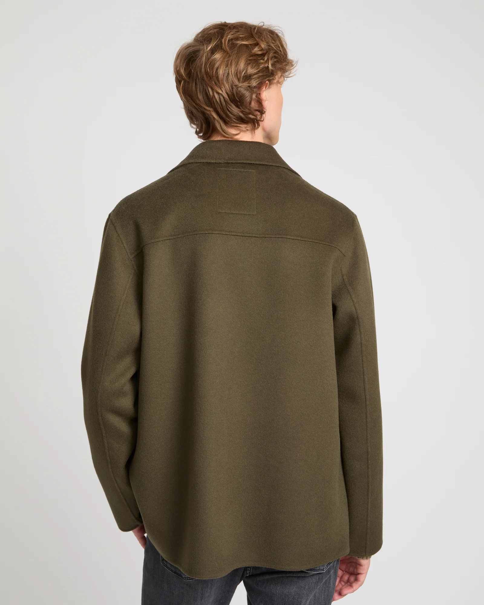 Veste workwear en tissu double-face laine-cachemire - Image 5