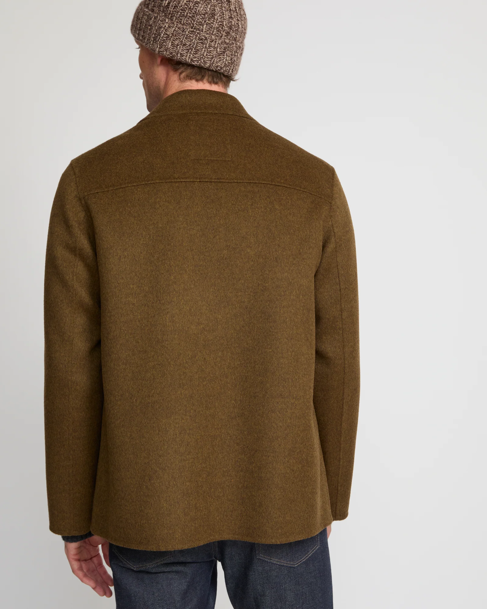 Veste workwear en tissu double-face laine-cachemire - Image 4
